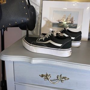 Black Vans Platform Sneakers